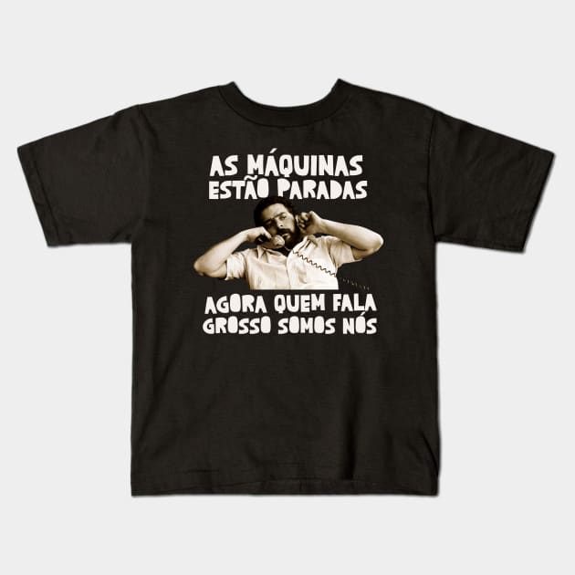 Presidente Lula Sindicato Kids T-Shirt by Distant War